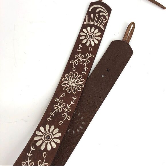 J‎ Crew embroidered leather boho wester tassel belt - Picture 8 of 8